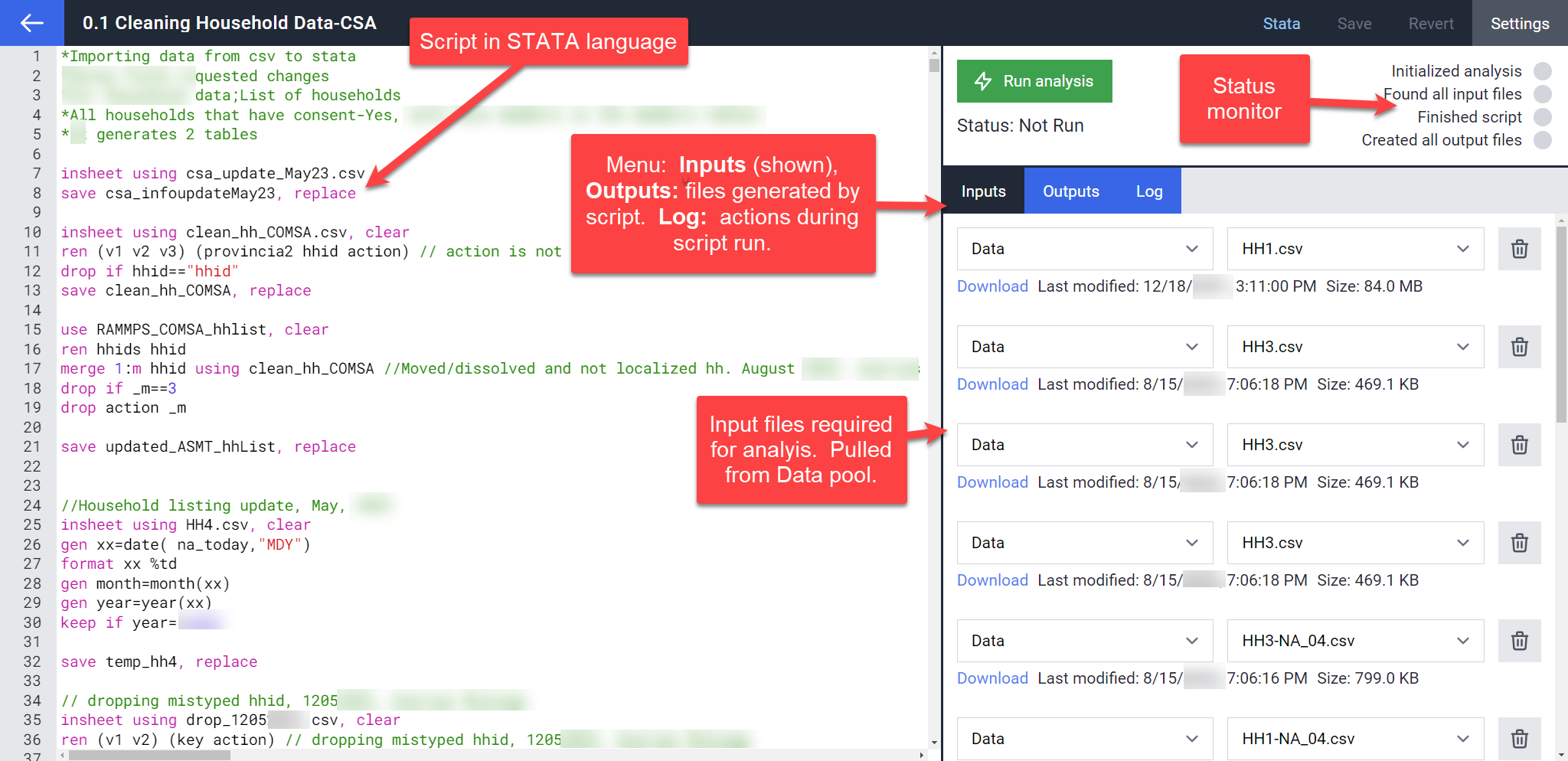 Portal Analysis Page